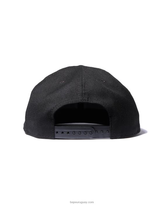 gorra universitaria con cierre a presión new era hombres negro 26D80575 A Bathing Ape