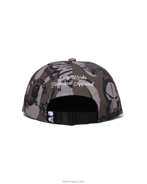 gorra x nbhd hombres caqui oscuro 26D80506 A Bathing Ape