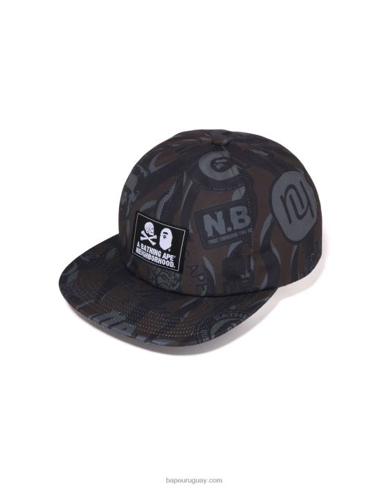 gorra x nbhd hombres negro 26D80505 A Bathing Ape