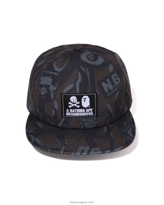 gorra x nbhd hombres negro 26D80505 A Bathing Ape