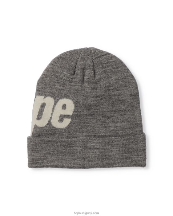 gorro de lana hombres gris 26D80630 A Bathing Ape