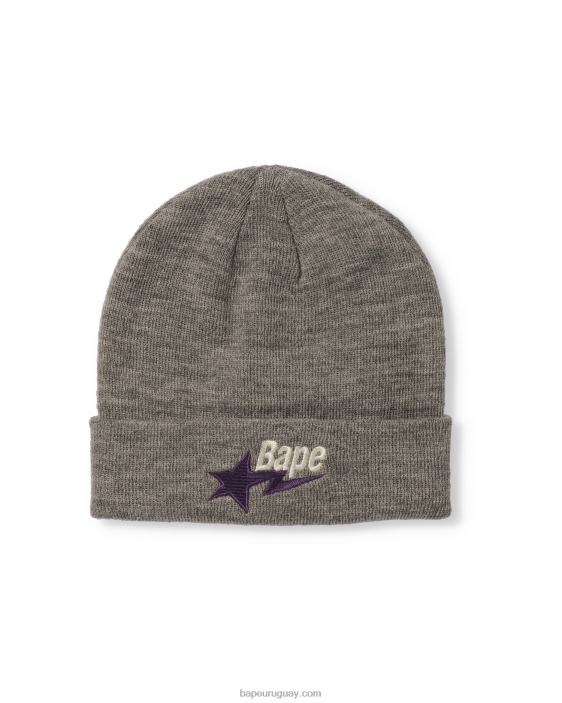 gorro de lana hombres gris 26D80641 A Bathing Ape