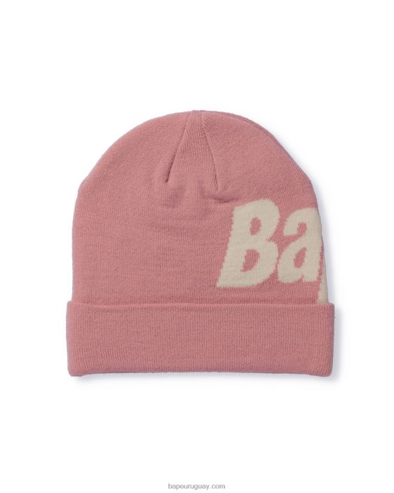 gorro de lana hombres rosa 26D80631 A Bathing Ape