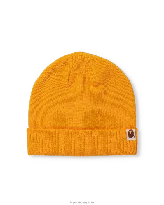 gorro de punto bidireccional hombres amarillo 26D80646 A Bathing Ape