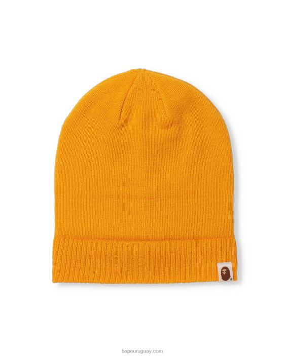 gorro de punto bidireccional hombres amarillo 26D80646 A Bathing Ape