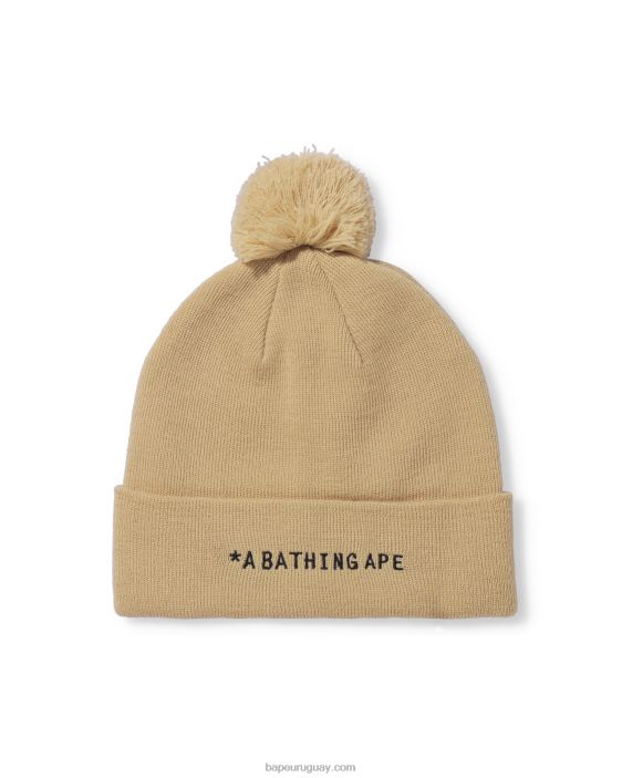 gorro de punto hombres helado de vainilla 26D80638 A Bathing Ape