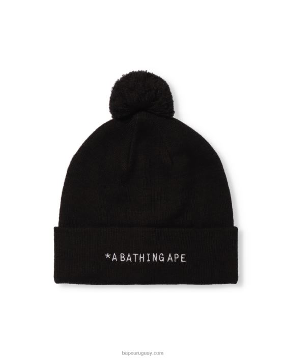 gorro de punto hombres negro 26D80637 A Bathing Ape