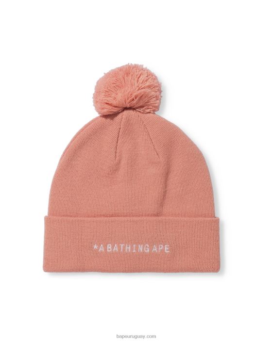 gorro de punto hombres rosa 26D80639 A Bathing Ape