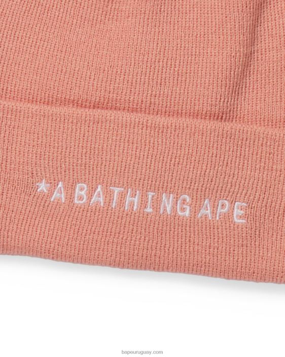 gorro de punto hombres rosa 26D80639 A Bathing Ape