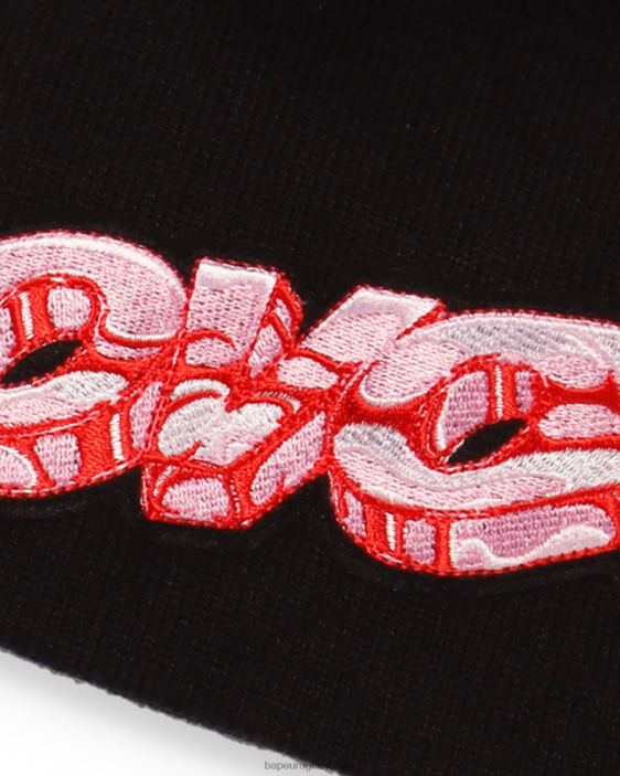 gorro tejido x ovo hombres negro 26D80652 A Bathing Ape