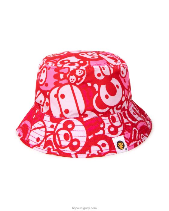 sombrero de pescador bebé milo hombres púrpura 26D80574 A Bathing Ape