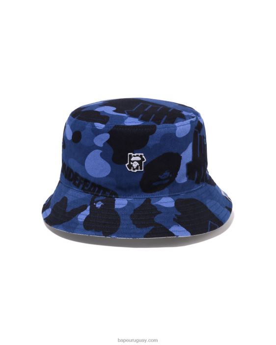 sombrero de pescador de franela de camuflaje de color x undftd hombres Azul marino 26D80519 A Bathing Ape