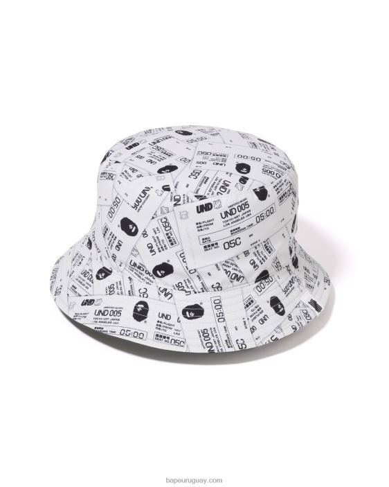 sombrero de pescador de franela de camuflaje de color x undftd hombres Azul marino 26D80519 A Bathing Ape