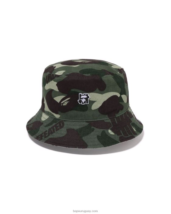sombrero de pescador de franela de camuflaje de color x undftd hombres ejercito verde 26D80518 A Bathing Ape