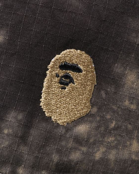 sombrero de pescador de un punto con efecto tie dye hombres negro 26D80569 A Bathing Ape