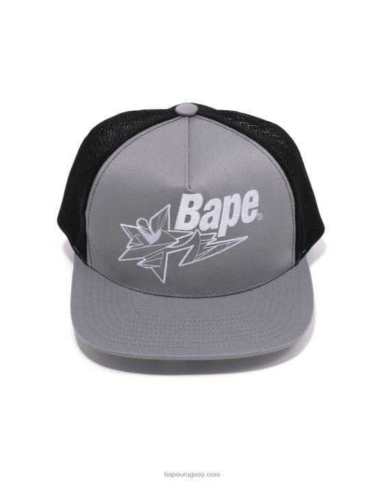 tapa de malla x ldg hombres gris 26D80527 A Bathing Ape