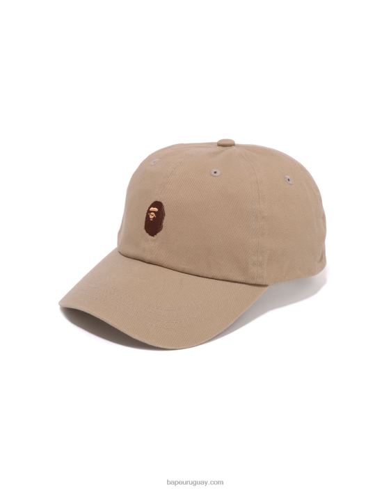 tapa de panel de un punto hombres beige 26D80442 A Bathing Ape