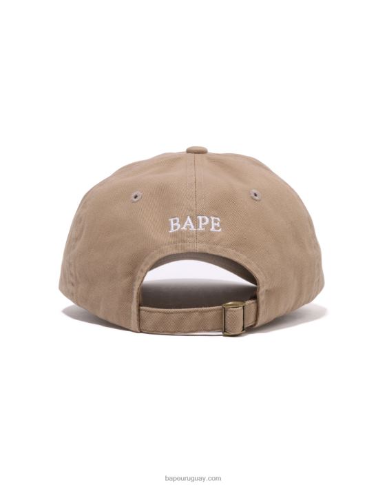 tapa de panel de un punto hombres beige 26D80442 A Bathing Ape
