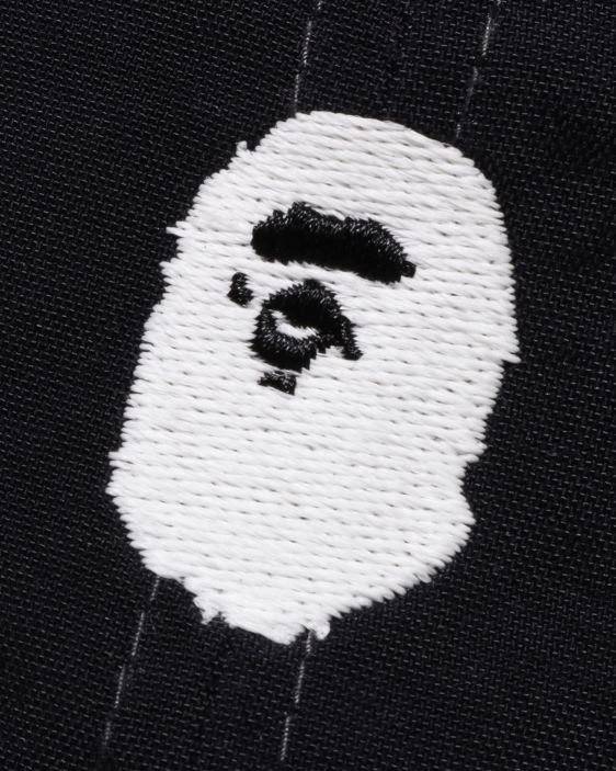 tapa de panel de un punto hombres negro 26D80537 A Bathing Ape