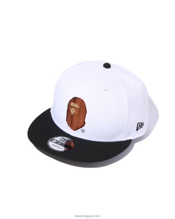 x new era head 9 gorra cincuenta hombres blanco 26D80563 A Bathing Ape