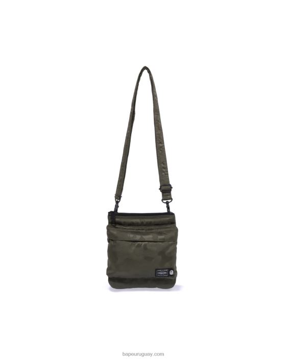 bolsa de hombro de camuflaje sólido x porter hombres ejercito verde 26D80548 A Bathing Ape