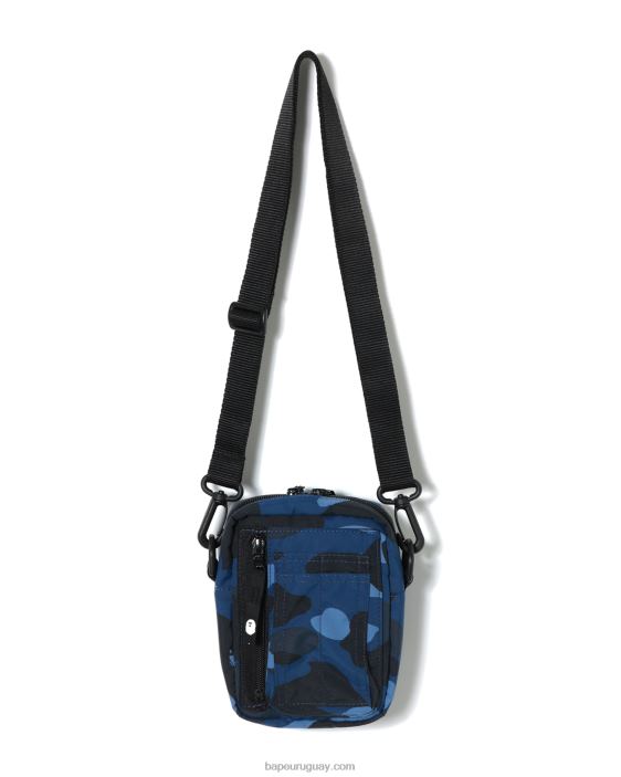 bolsa de hombro militar de camuflaje de color hombres Azul marino 26D80771 A Bathing Ape