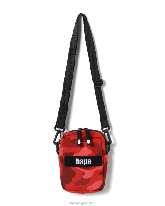 bolsa de hombro militar de camuflaje de color hombres rojo brillante 26D80772 A Bathing Ape