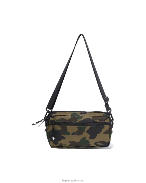 bolso de hombro 1st camo mini hombres ejercito verde 26D80468 A Bathing Ape