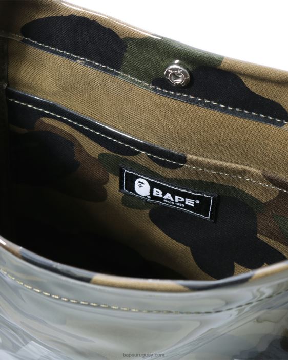 bolso de hombro 1st camuflaje hombres ejercito verde 26D80775 A Bathing Ape