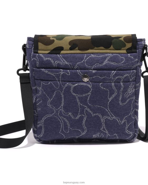 bolso de hombro abc camuflado hombres Azul marino 26D80421 A Bathing Ape