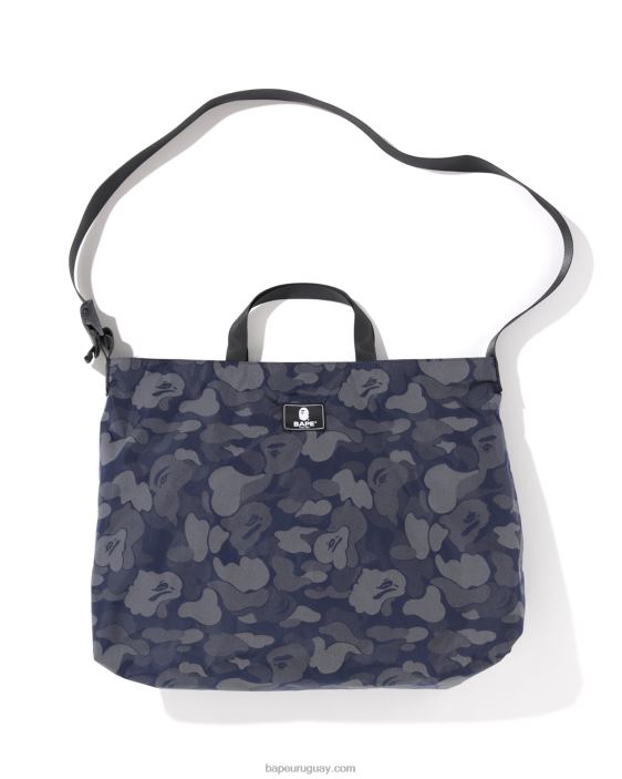 bolso de hombro reflectante abc dot hombres Azul marino 26D80760 A Bathing Ape