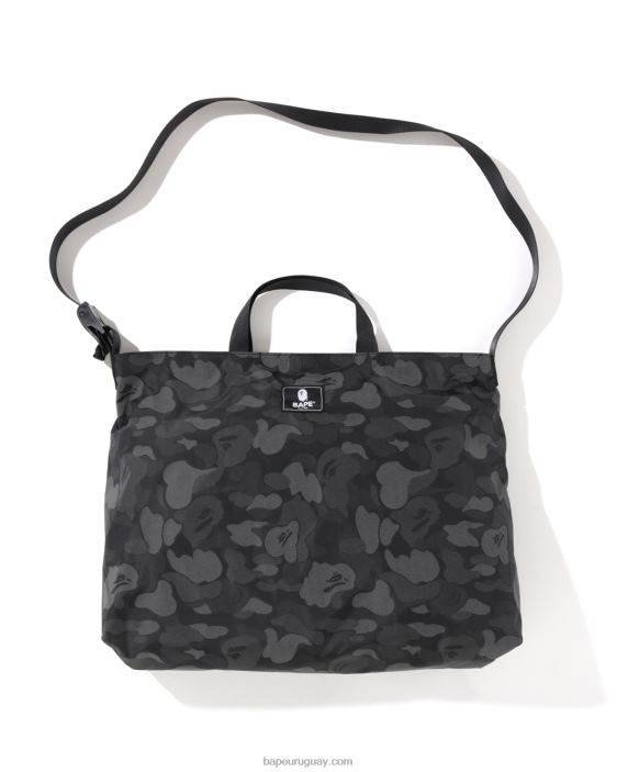 bolso de hombro reflectante abc dot hombres negro 26D80761 A Bathing Ape