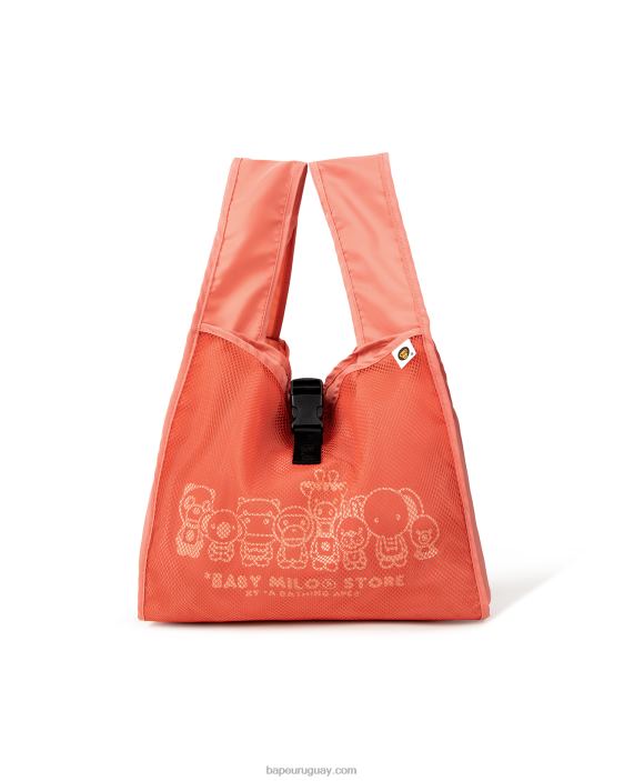 bolso tote bebe milo hombres rosa 26D80746 A Bathing Ape