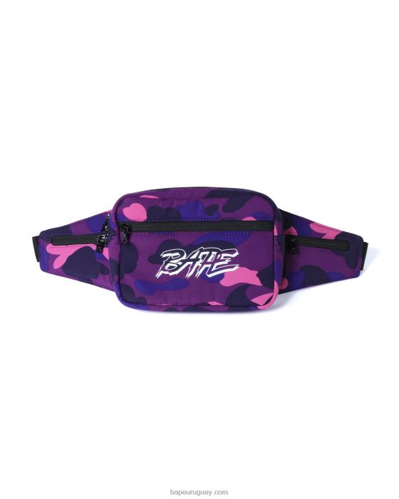 riñonera color camo hombres púrpura 26D80764 A Bathing Ape