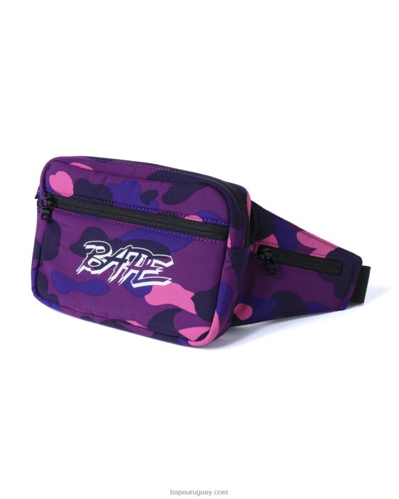 riñonera color camo hombres púrpura 26D80764 A Bathing Ape