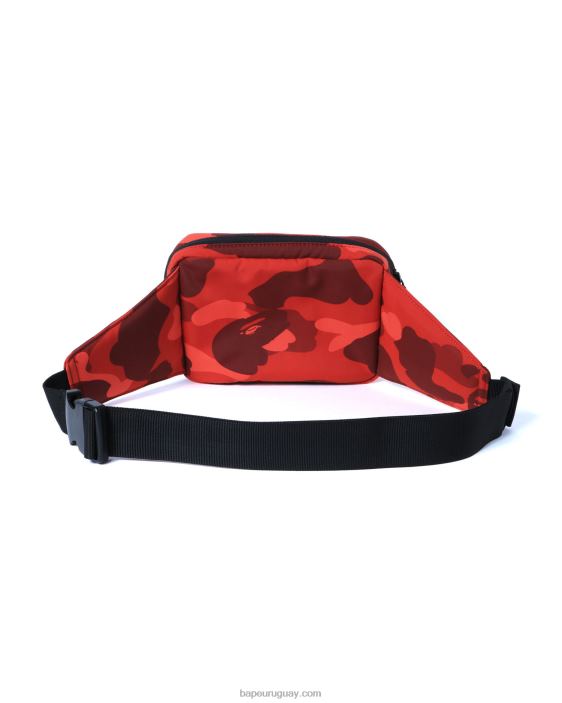 riñonera color camo hombres rojo brillante 26D80762 A Bathing Ape
