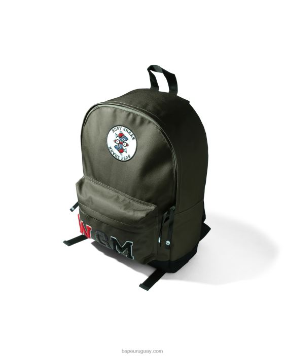 paquete de día de tiburón ocupado hombres verde claro 26D80748 A Bathing Ape