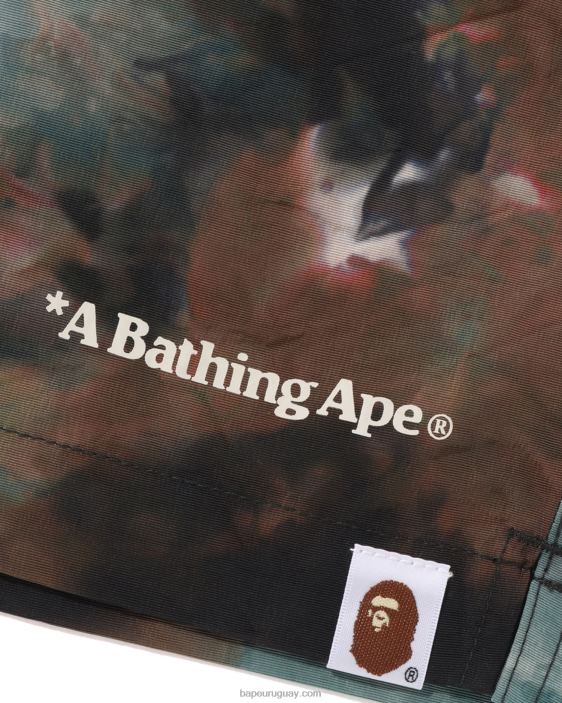 pantalones cortos chusen híbrido fácil hombres marrón 26D80189 A Bathing Ape