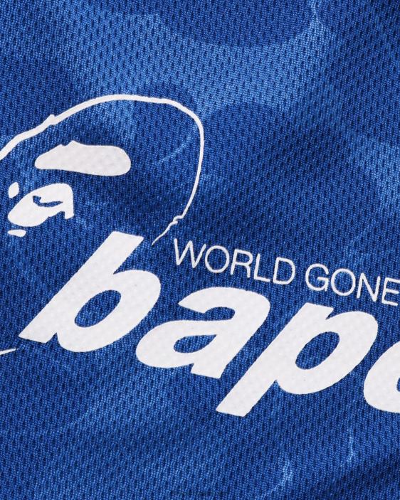 pantalones cortos de fútbol hombres azul 26D80356 A Bathing Ape