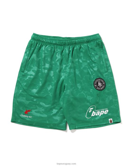 pantalones cortos de fútbol hombres menta 26D80357 A Bathing Ape