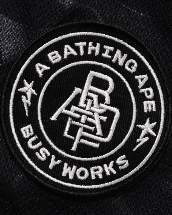 pantalones cortos de fútbol hombres negro 26D80355 A Bathing Ape