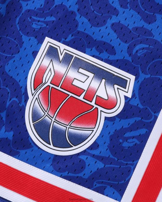 pantalones cortos de jersey x m&n brooklyn nets hombres azul 26D80373 A Bathing Ape