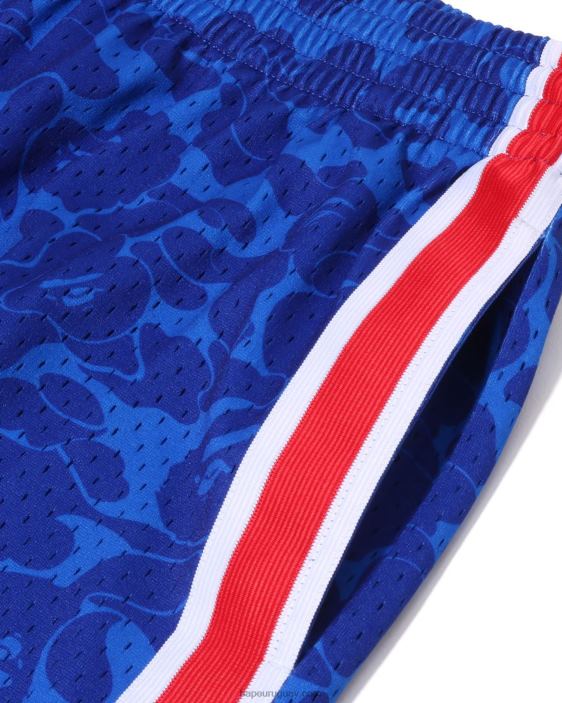 pantalones cortos de jersey x m&n brooklyn nets hombres azul 26D80373 A Bathing Ape