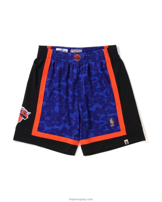 pantalones cortos de jersey x m&n new york knicks hombres azul 26D80376 A Bathing Ape