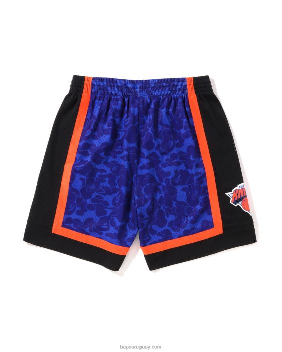 pantalones cortos de jersey x m&n new york knicks hombres azul 26D80376 A Bathing Ape