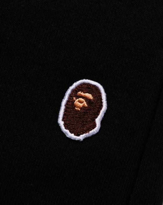 shorts deportivos de un punto con cabeza hombres negro 26D80102 A Bathing Ape