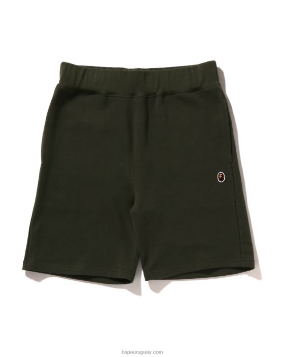 shorts deportivos de un punto con cabeza hombres selva profunda 26D80104 A Bathing Ape