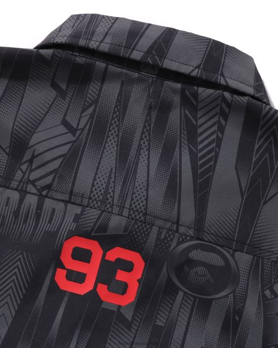 camisa holgada Speed ​​Racer hombres negro 26D80313 A Bathing Ape