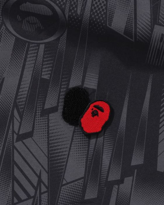 camisa holgada Speed ​​Racer hombres negro 26D80313 A Bathing Ape