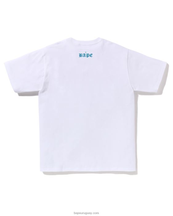 cabeza 1993 camiseta hombres blanco 26D8055 A Bathing Ape